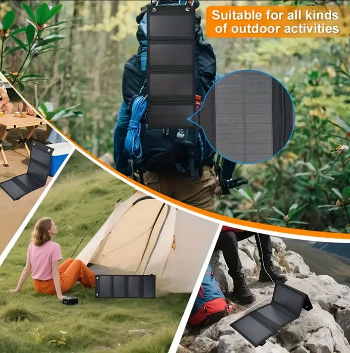 Carregador solar portatil