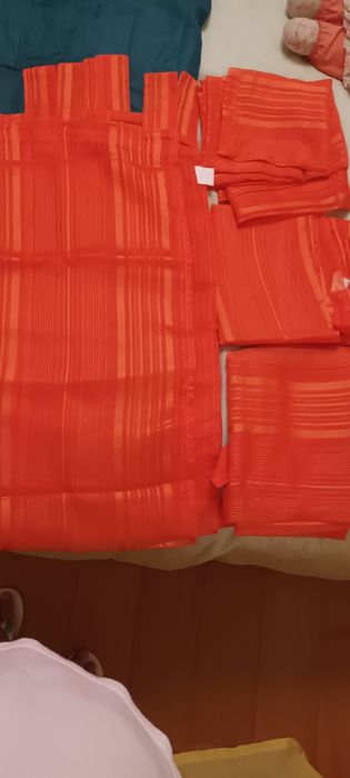 4 Cortinados Laranja