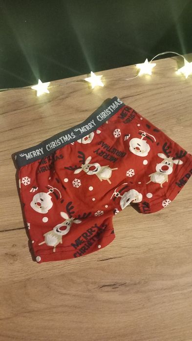 Bokserki majtki świąteczne