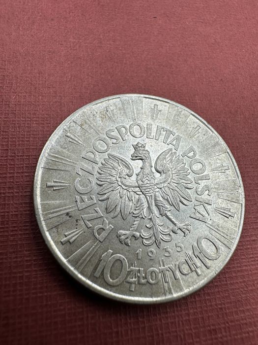 10 złotych 1935 Józef Piłsudski Super stan!!!