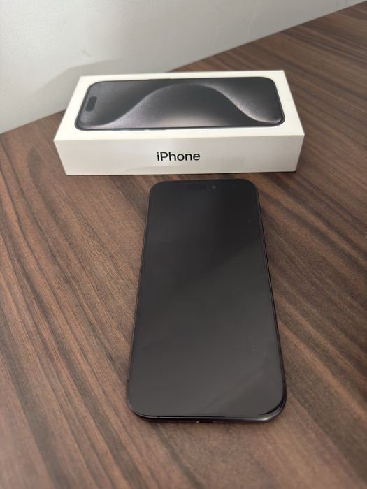 iPhone 15 Pro 128GB Preto Titânio – Excelente Estado + Caixa Original