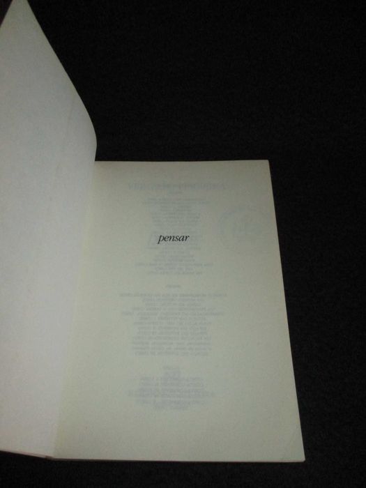 Livro Pensar Vergílio Ferreira 2ª edição