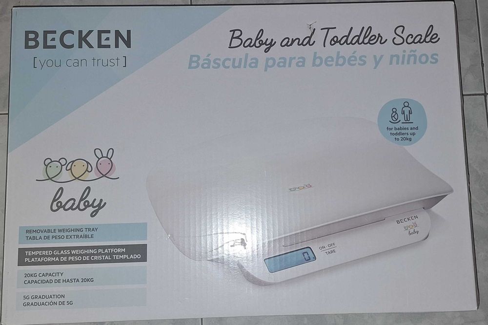 Balança Digital Evolutiva de Bebé Becken (Como Nova/Com Caixa)