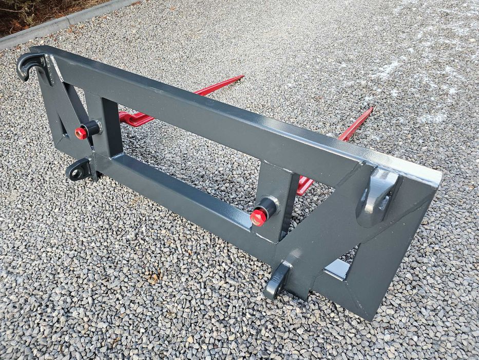 Chwytak do bel Kły do balotów bali słomy euro ramka-widły kute DOWÓZ