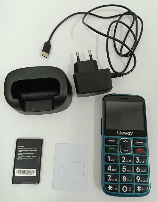 telefon komórkowy dla seniorów Duże przyciski SOS Uleway M2302