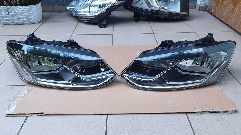 Фари VW Polo 5 Polo 6C Hella фари поло 5 Хелла рестайл