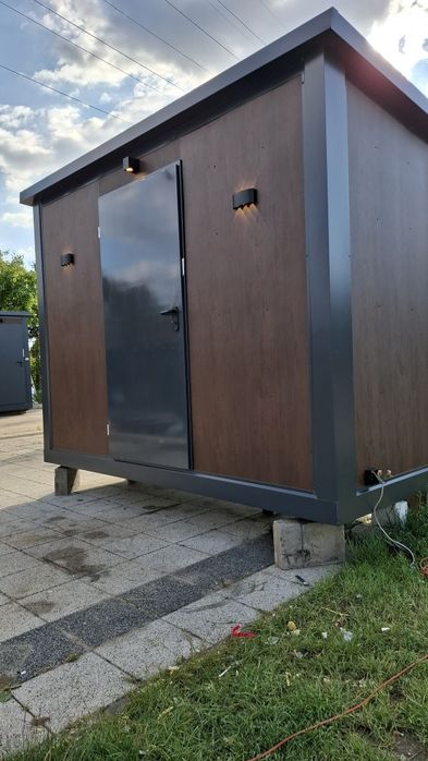 Kontener Pawilon sanitarny Łazienka WC Prysznic z płyt warstwowej