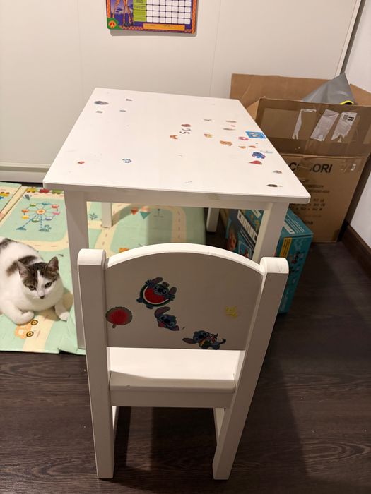 IKEA KRITTER Zestaw dziecięcy stolik + krzesełko