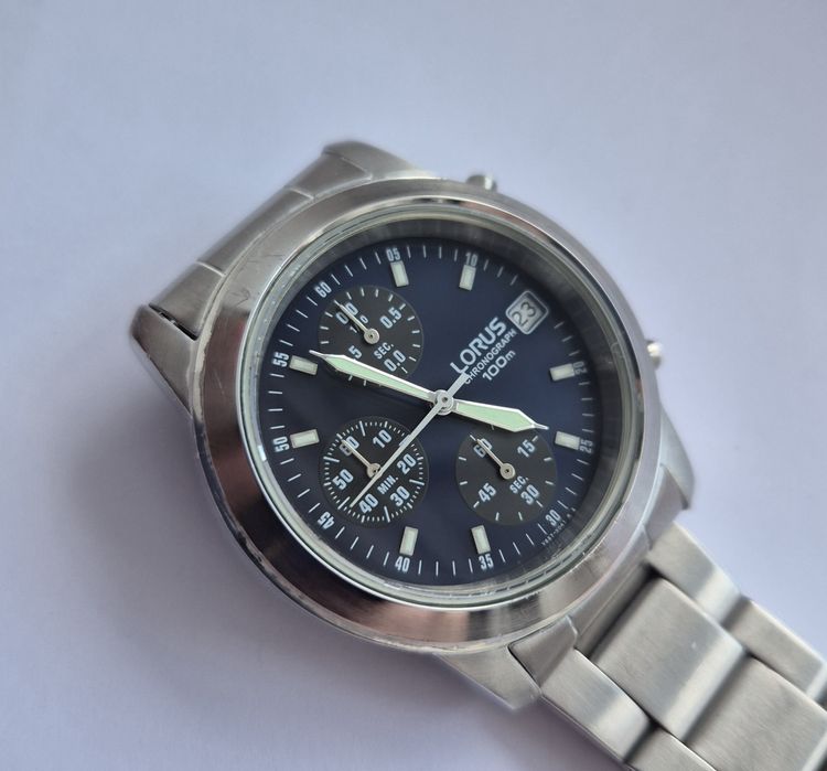 Zegarek Lorus v657-x052 chronograph vintage