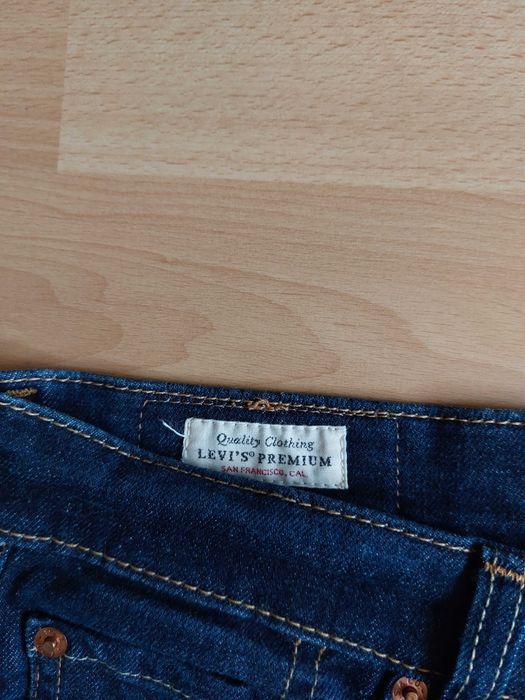 Levis 511 Premium stretch W30 L34 spodnie jeansowe jeansy straight slim proste 30/34 Levi Strauss