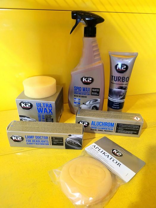 Поліроль восковий K2 Ultra wax, ultra cut, aluchrom, lamp doctor