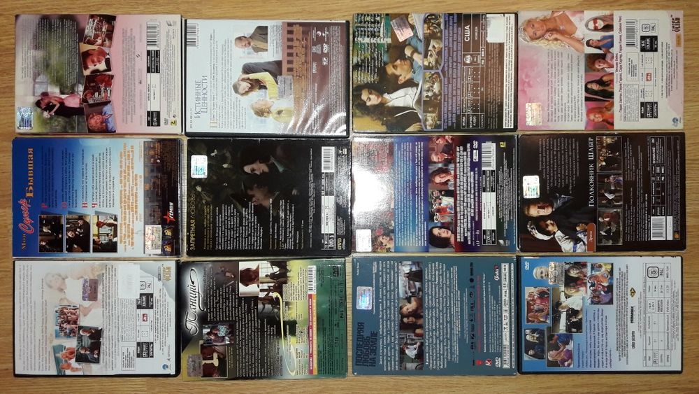 Фильмы на DVD. Лицензионные и нет, в суперобложках и без