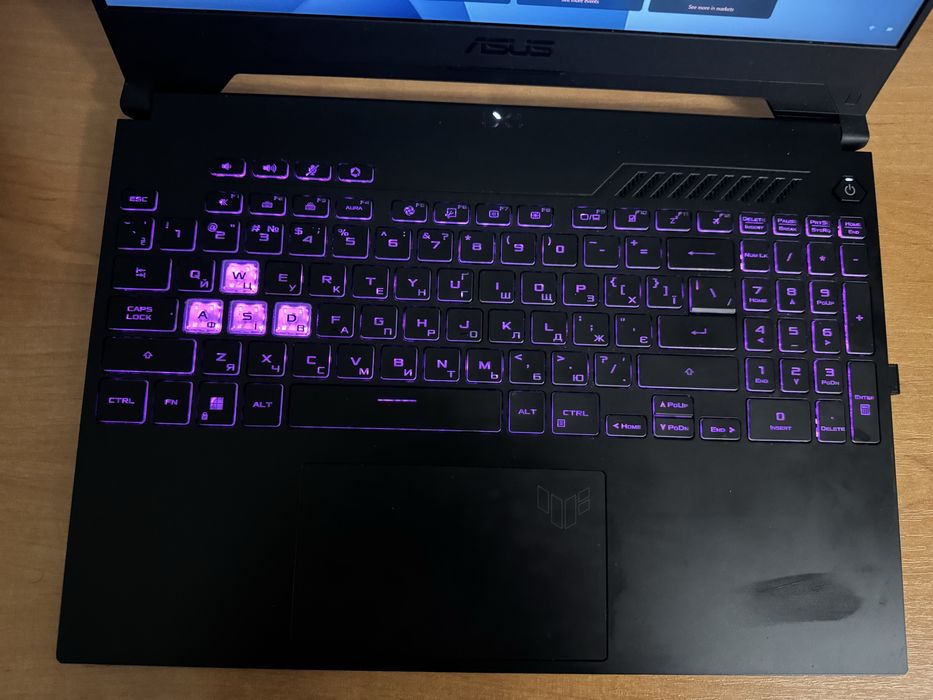 Продам ігровий ноутбук асус Tuf Gaming f15
