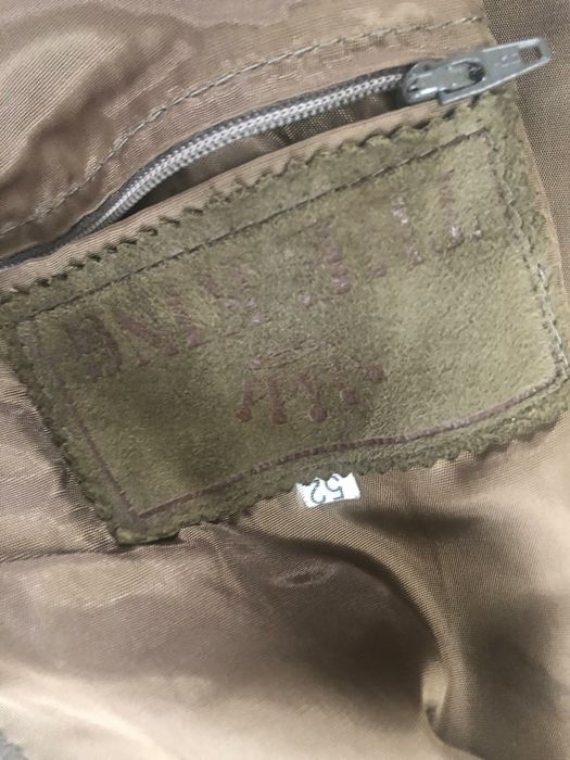 Шкіряний піджак 52 розмір