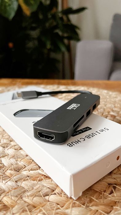 HUB USB-C 5w1 HDMI USB 3.0 SD microSD – adapter do laptopa