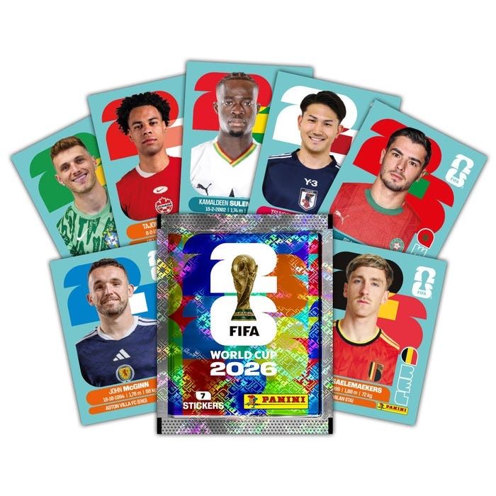 Venda de cromos do mundial 2026