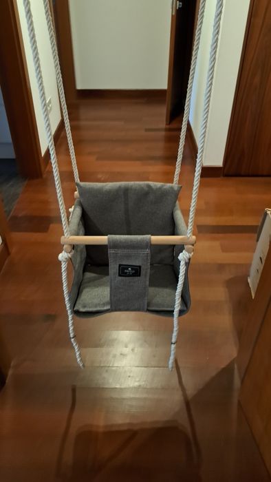 Huśtawka dla dziecka + drążek komplet