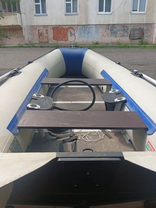 Лодка, мотор, прицеп