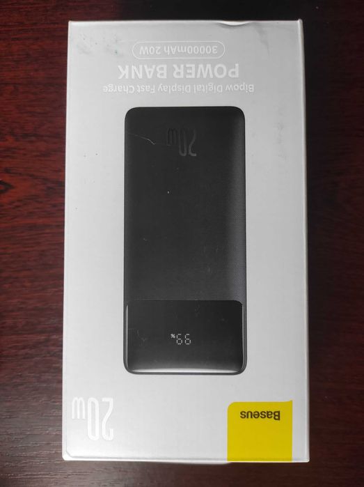 Power Bank Повербанк BASEUS 30000 mAh (20W) зовнішній акумулятор павербанк,новий,в упаковці