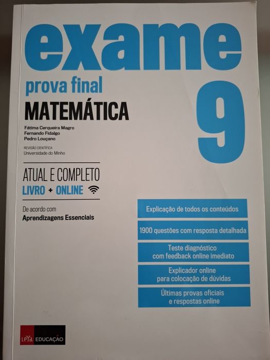 Livro exame Matemática 9 ano