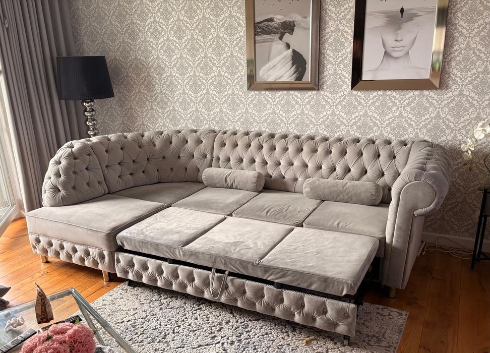 Sylowy narożnik Chesterfield