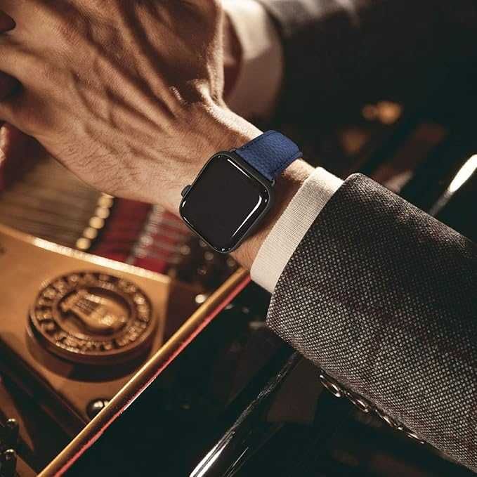 Pasek z etui do Apple Watch niebieski nowy
