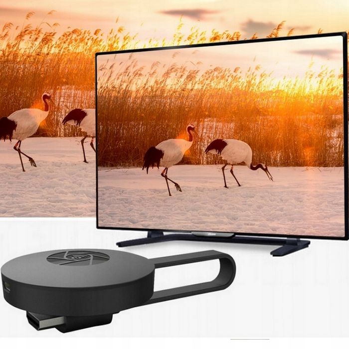 Bezprzewodowy adapter WIFI HDMI mirrorscreen czarny