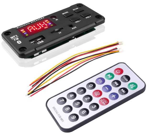 Placa Radio mini mp3 2 MODELOS c/ Bluetooth SD USB FM AUX JACK 3.5 NOV