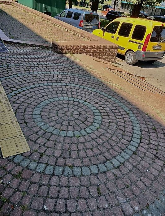 Мийка бруківкі , мийка під високим тиском