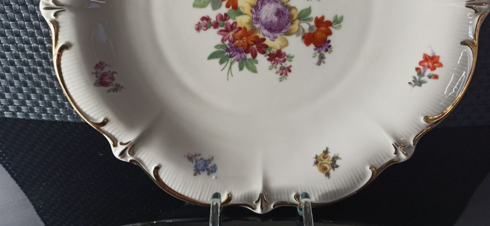 Porcelana Bawaria Patera Schumann Arzberg śred 30 cm motyw kwiatowy