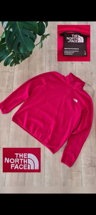 Bluza polarowa polar The North Face TNF. Czerwona. Rozmiar L