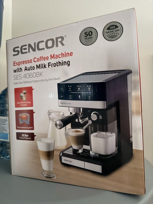 Nowy ekspres do kawy Sencor SES 4060BK