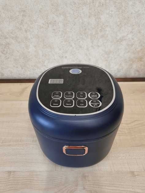 Мультиварка автомобільна DMWD 12/24/220 вольт 2 л Dark blue