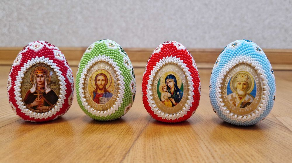 Великоднє яйце з бісеру