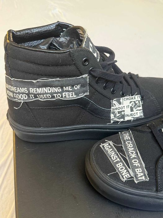 Enfants Riches Deprimes x Vans Distressed Multi Patch Sk8-HI Sneakers