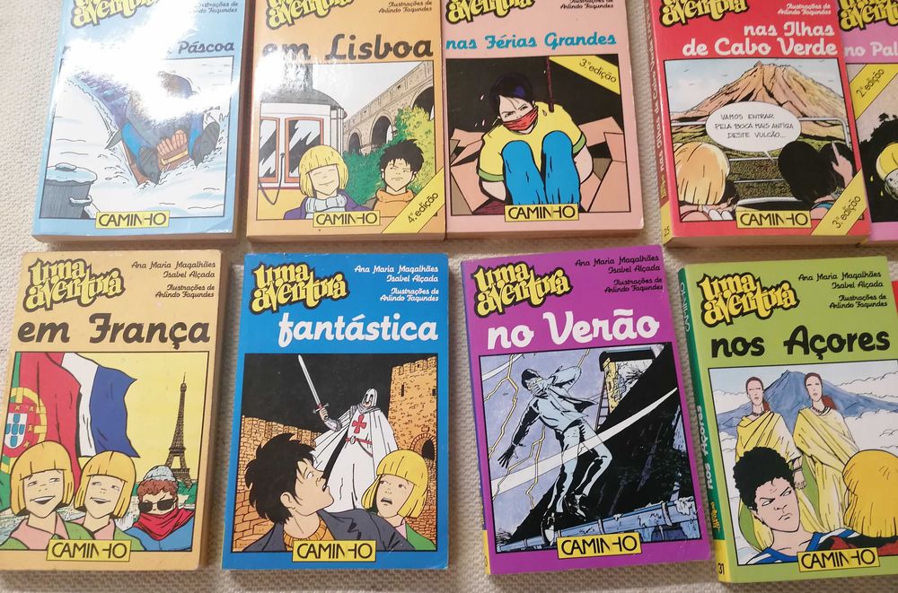 Livros "Uma Aventura", Enid Blyton, 17 un, tudo por 10€