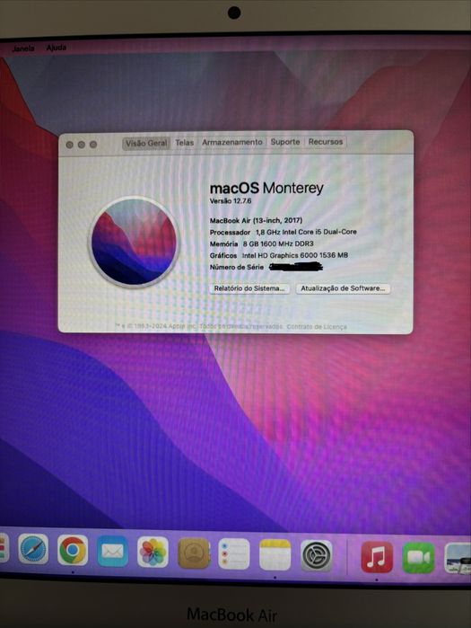 Macbook Air 2017 8GB I5