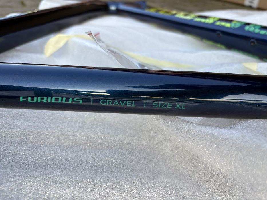 Nowy frameset accent furious xl gravel projekt
