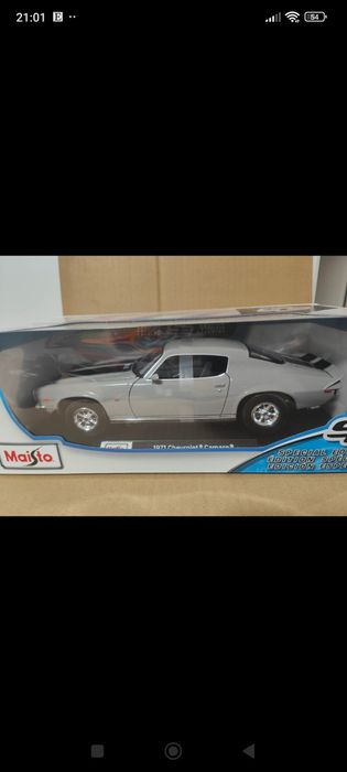 Die cast miniatura chevrolet camaro z28 1971 MAISTO