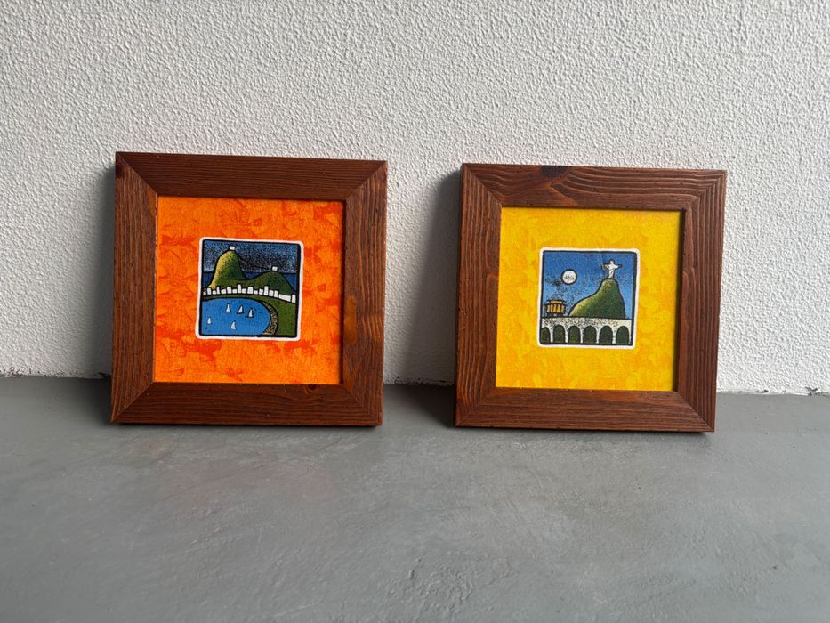 Quadros em tela pintados á mão