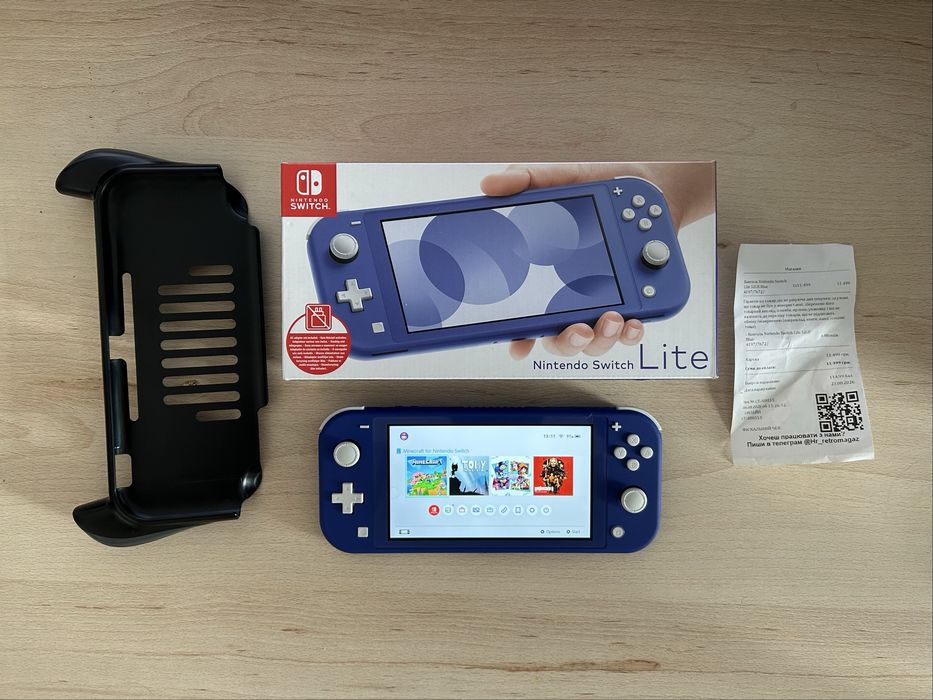 Nintendo Switch Lite Blue, практично нова, на гарантії