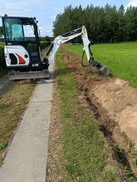 Minikoparka mini koparka usługi