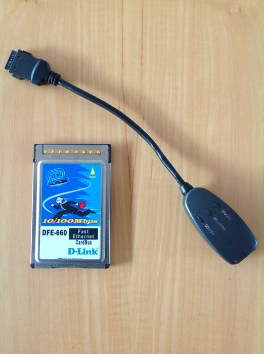 D-Link DFE-660 PCMCIA 10/100 Mbps CardBus Network Adapter with Cable (Shipping Included)64309948237315120