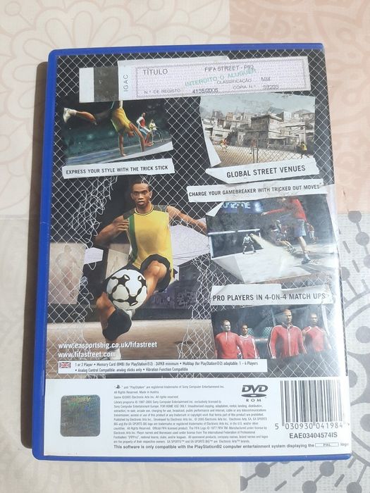 Jogo Fifa Street para PS2
