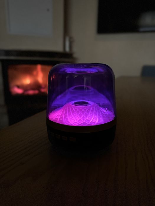 Bluetooth колонка Crystal RGB / портативна колонка / нічник / LED ламп