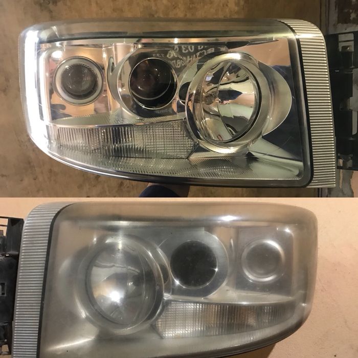 Фара лінза Реставрація, ремонт фар,  Volvo FH,FM, Premium, DAF Man