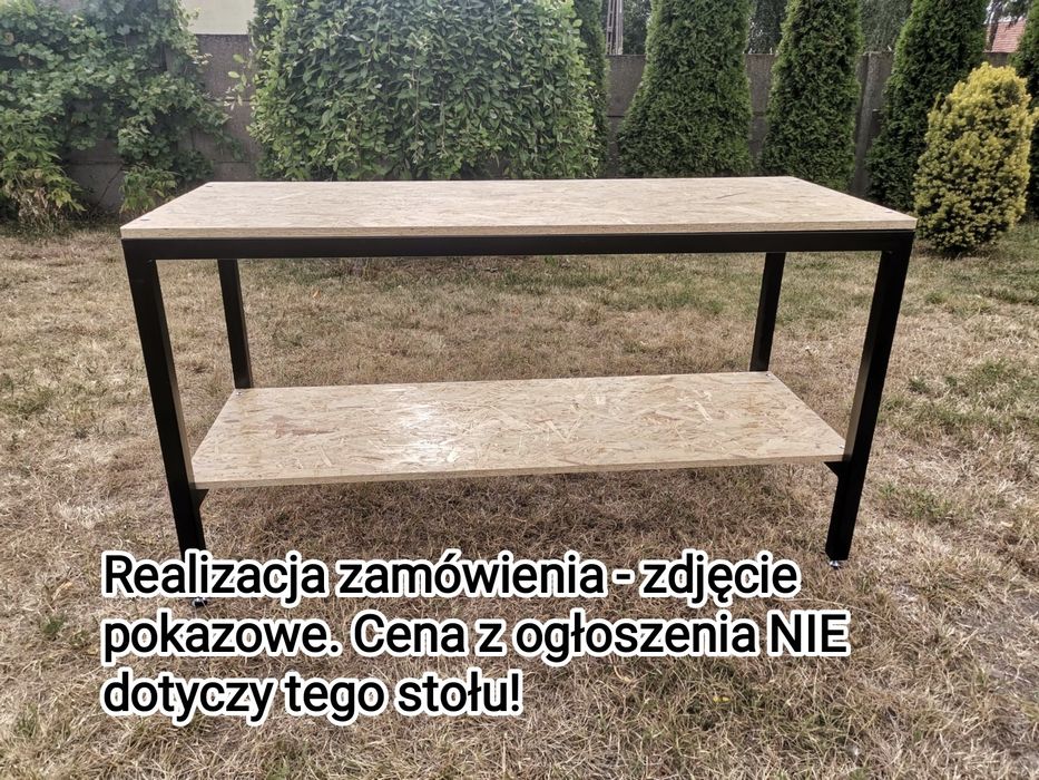 Stół warsztatowy, NA WYMIAR! falbanek, rama stołu, warsztat
