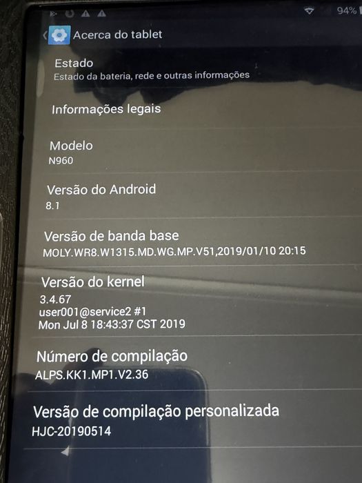 Tablet Android como NOVO