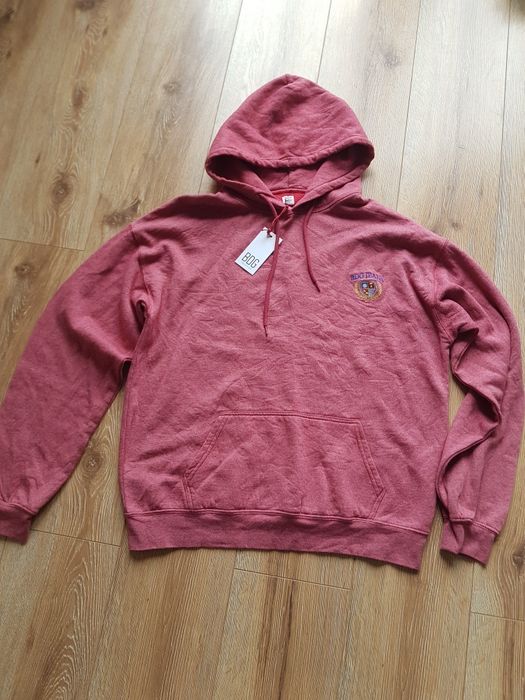 S 36 BDG Urban outfitters bluza damska kangurka z kapturem red