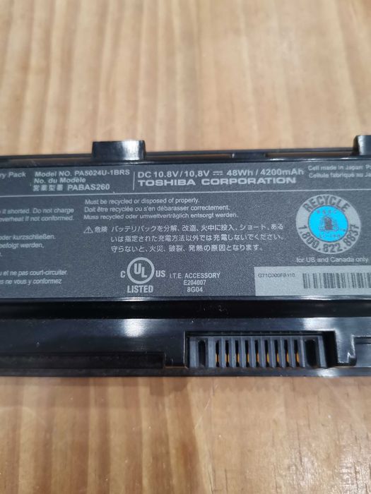 Bateria Portátil Toshiba Satellite Pro C850-1C3 Model PA5024U-1BRS